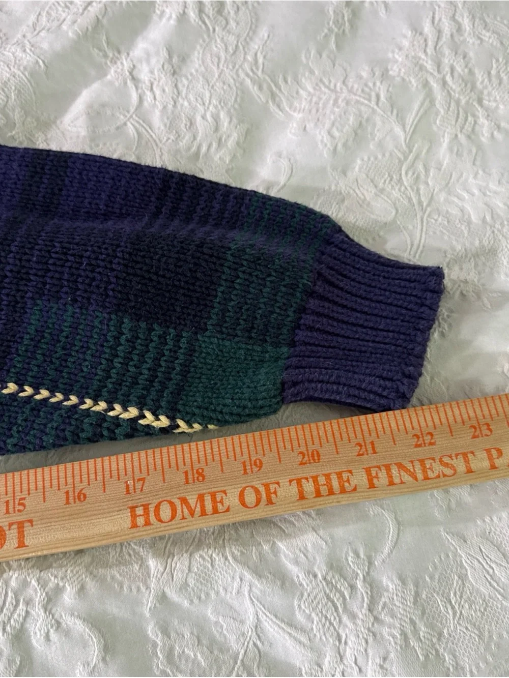 Vintage 9Os Multicolor Plaid Pattern Preswick & Moore 100% Cotton XL Sweater
